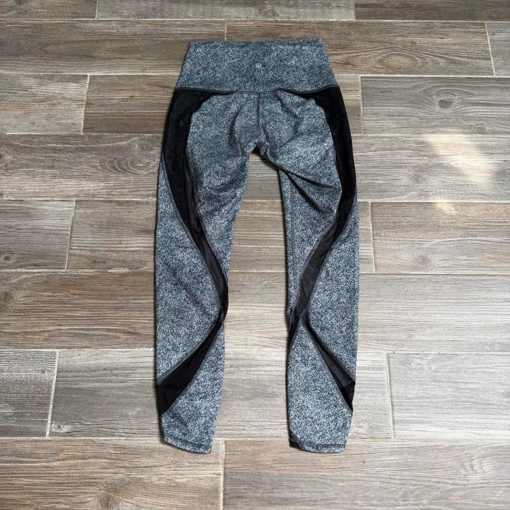 Lululemon gray tranquil tights leggings size 6